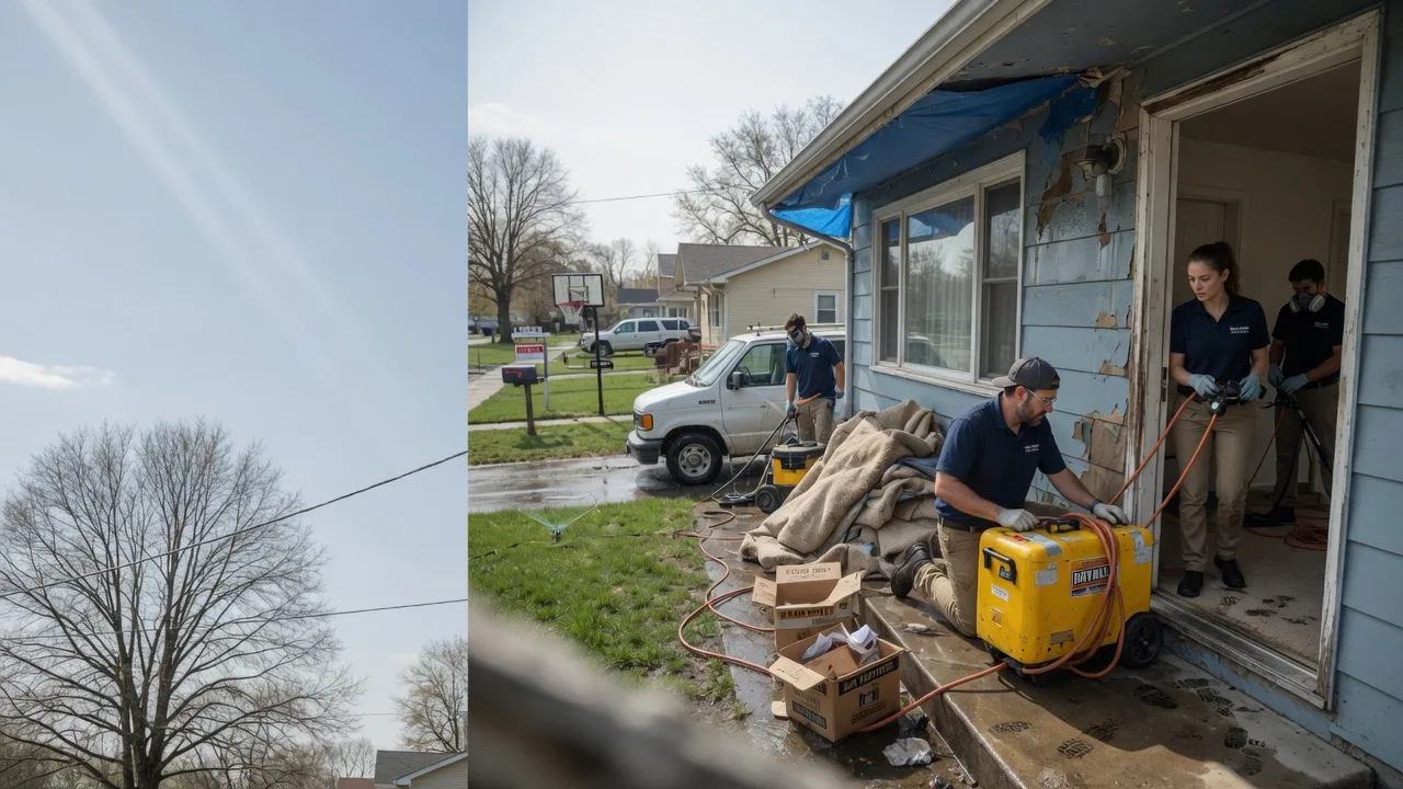 Basement Flood Cleanup in Absaraka, ND near me
